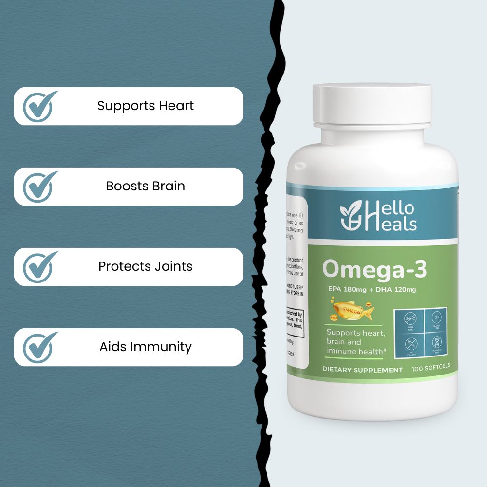 Omega-3 EPA 180mg + DHA 120mg